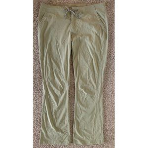 Columbia Omni-Shield Pants Women's 14 Khaki Advanced Repellency Hiking Outdoor